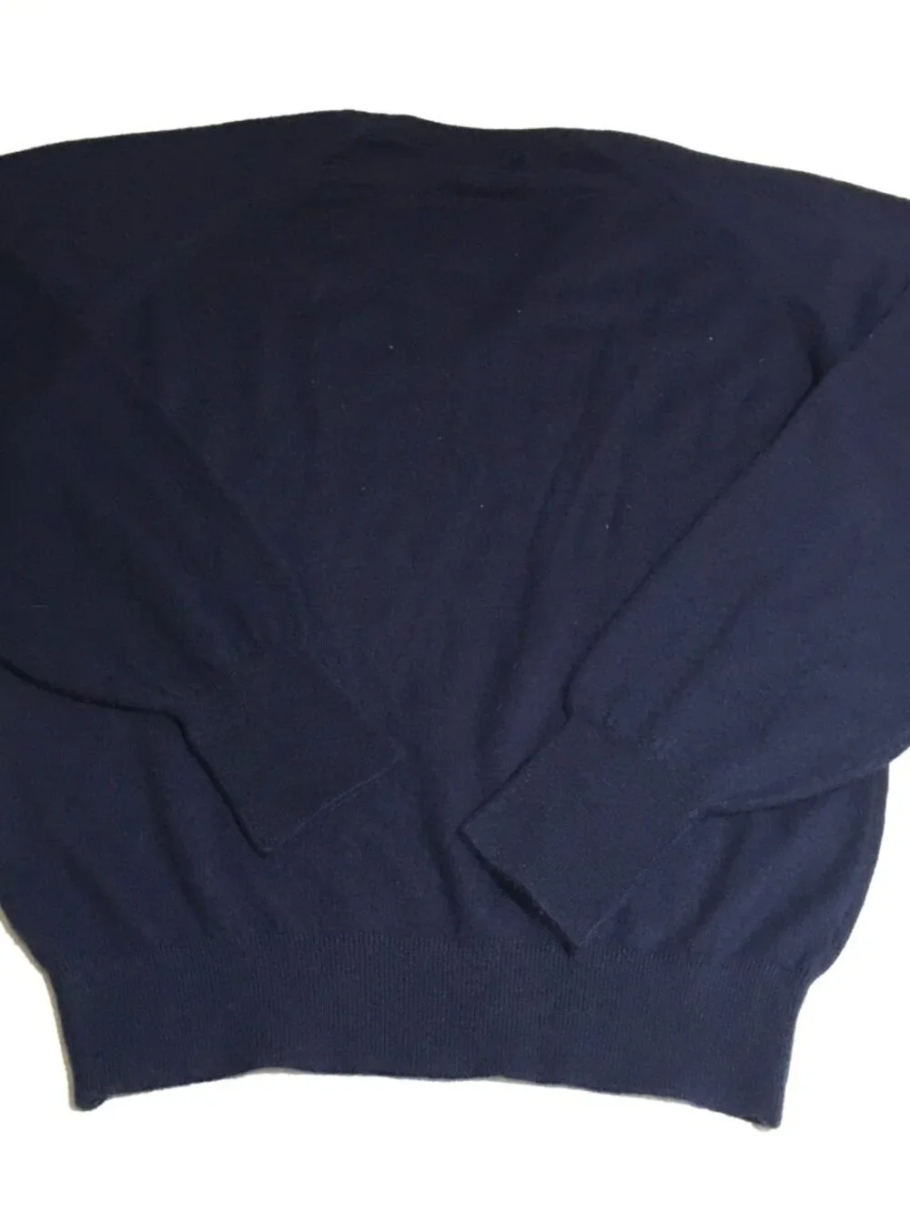 Vintage Pickering Sweater Mens Large V-Neck Golf Blue Made in USA